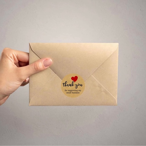 Set of 50 Thank You Stickers | 1” | Variety of Designs - Picture 8 of 12